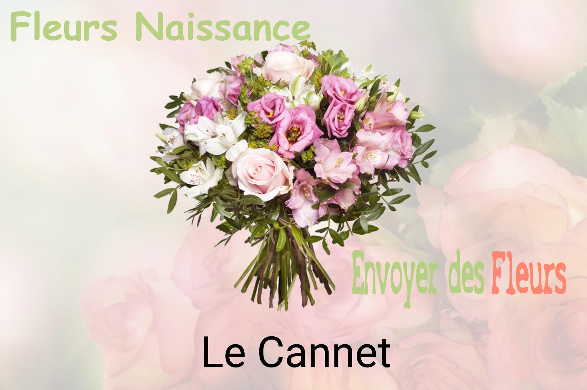 Bouquet de fleurs de naissance livré à Le Cannet